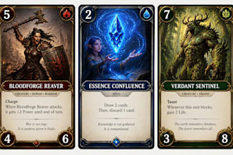 card game design tabletop game board game print ready card deck template