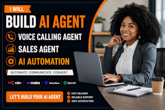 build ai agent, voice calling agent, sales agent, ai automation