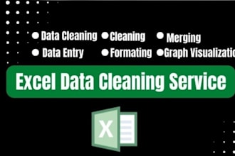 clean, format, merge, split excel data