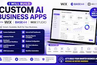 build custom ai business apps with wix base44 and wix studio