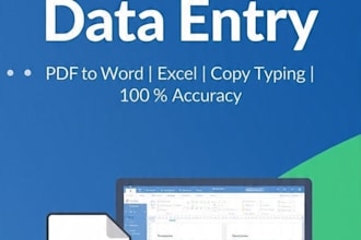 fast bengali typing data entry PDF to word conversion