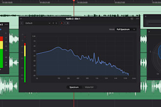 clean up dialogue and improve voice recordings