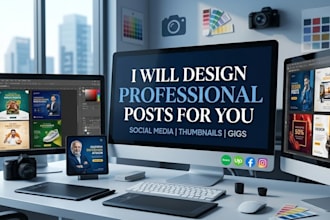 design professional poster for you