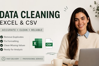 clean and organize your excel or CSV data
