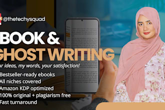 be your professional ebook ghost writer