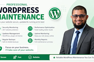 provide maintenance and support for your website