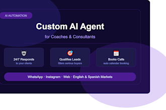 custom ai agent for coaches and consultants automate your lead generation