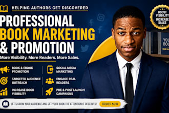 do book and ebook marketing, social media manager marketing, book visibility