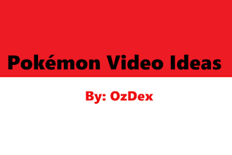 help you generate pokémon youtube video ideas for your channel