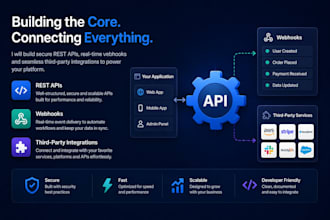 build rest apis webhooks and third party integrations
