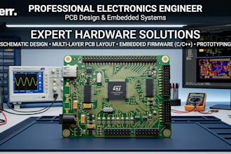 l design custom pcb and embedded hardware ready for manufacturing