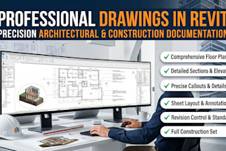 create professional construction drawings in revit, autocad