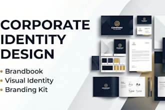 create corporate identity brand package brandbook brand manual brand guide