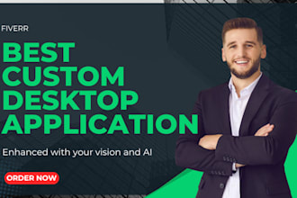 develop a custom python gui desktop app for windows or mac