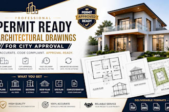 prepare permit ready architectural drawings for city approval