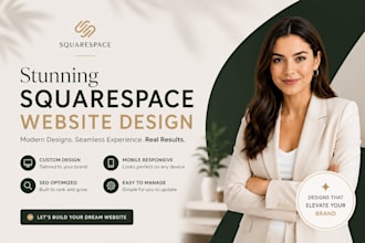 develop squarespace website design or redesign squarespace website development