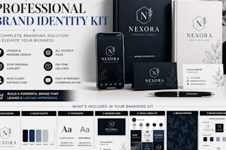 minimalist professional corporate brand identity and complete branding book