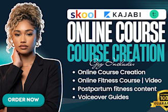 create fitness course content and videos for personal trainers