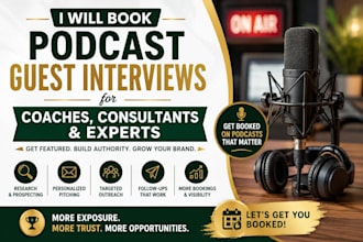 book podcast guest interviews for coaches consultants and experts