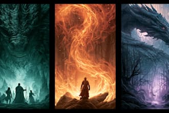 design fantasy book cover