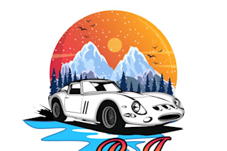do auto detailing, automobile and car wash logo design