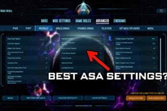 create custom ark server settings for pvp or pve