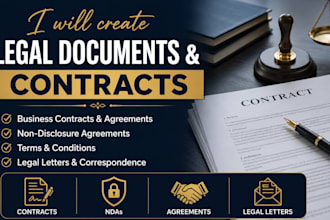 create and format legal documents and contracts