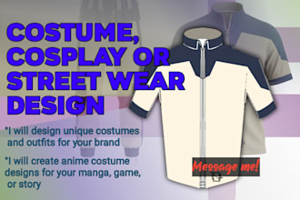 design custom 2d clothing sketches, for your brand