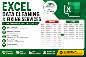 clean, format, and fix your excel spreadsheet