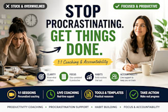help you overcome procrastination and get things done