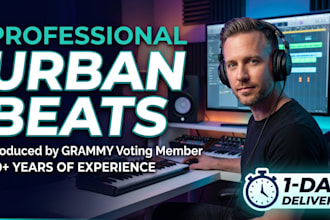 be your professional hip hop trap and urban music beatmaker