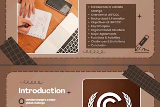 make attractiveand unique presentation