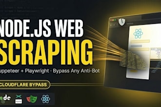 build node js web scraping scripts with puppeteer and playwright