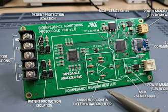 design bioimpedance pcb for medical and health monitoring devices