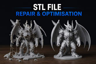 fix and optimize your stl file for perfect 3d prints