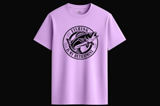 do custom graphic t shirt design with vector illustration
