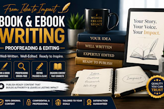 book editing, ebook proofreading and editing