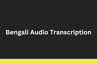 do accurate bangla audio transcription and typing