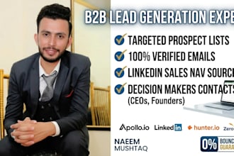 do lead generation and linkedin email list building