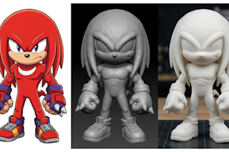 turn 2d art image to 3d model 3d printable model stl for 3d printing