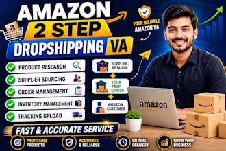 manage amazon 2 step dropshipping and find profitable products