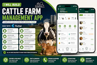 build a livestock and farm management app in flutter