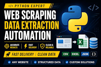 build a web scraping script using python