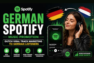 german spotify music promotion dutch viral track marketing to german listeners