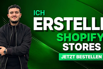 einen modernen shopify onlineshop für deine marke bauen