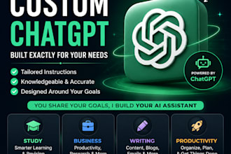 create a custom chatgpt ai agent tailored to your needs