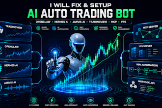 fix openclaw error hermes ai auto trading bot jarvis trading view mvp open claw