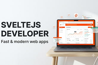 build a fast and modern sveltejs web app or landing page