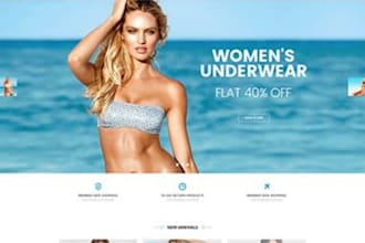 design shopify beach gear website beach chair product listing bikini website