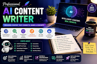 write SEO ai articles, blog posts and technology content